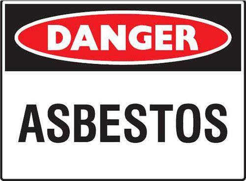 Danger Asbestos sign